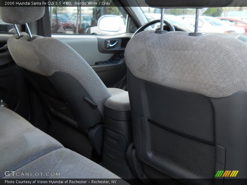 Nordic White / Gray 2006 Hyundai Santa Fe GLS 3.5 4WD