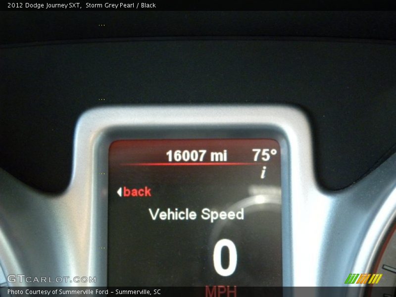 Storm Grey Pearl / Black 2012 Dodge Journey SXT