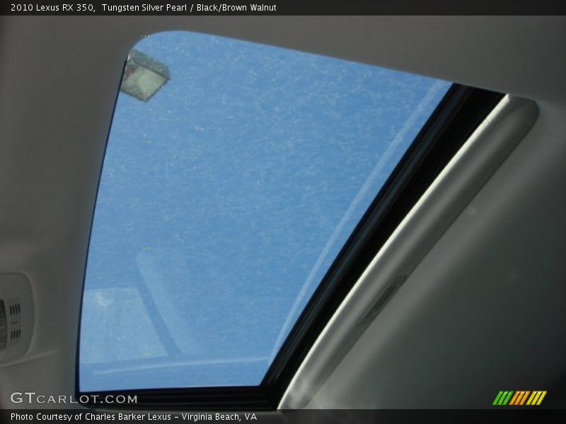 Tungsten Silver Pearl / Black/Brown Walnut 2010 Lexus RX 350