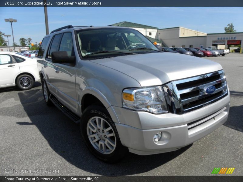 Ingot Silver Metallic / Stone 2011 Ford Expedition XLT