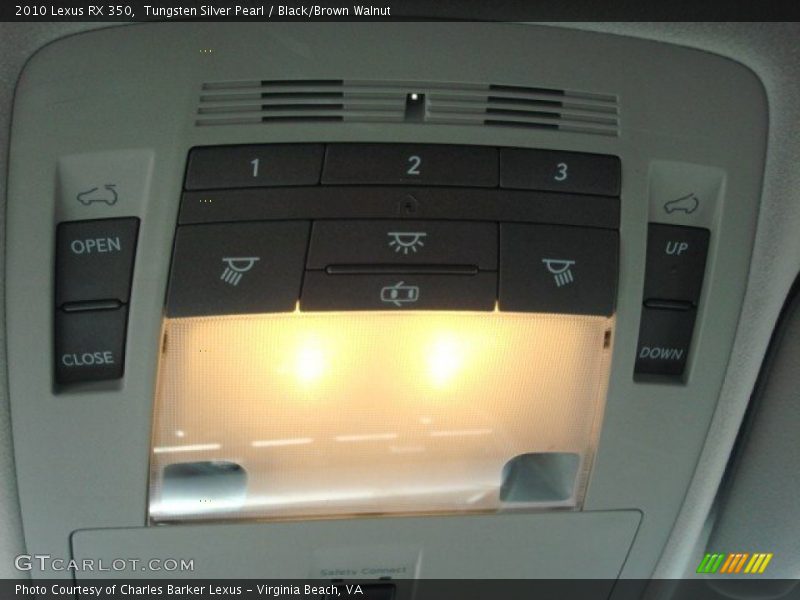 Tungsten Silver Pearl / Black/Brown Walnut 2010 Lexus RX 350