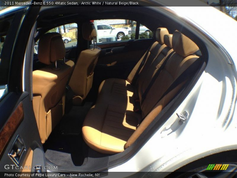 Arctic White / Natural Beige/Black 2011 Mercedes-Benz E 550 4Matic Sedan