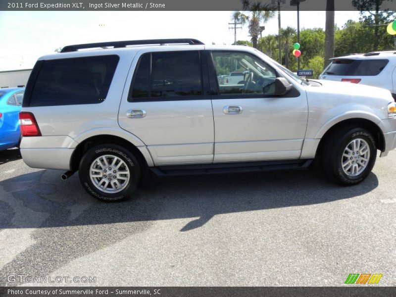 Ingot Silver Metallic / Stone 2011 Ford Expedition XLT