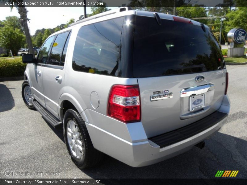 Ingot Silver Metallic / Stone 2011 Ford Expedition XLT