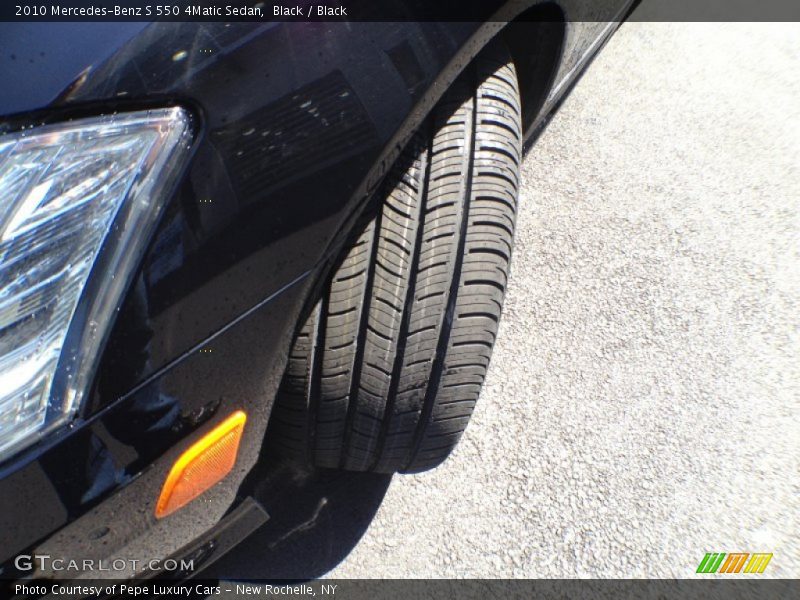 Black / Black 2010 Mercedes-Benz S 550 4Matic Sedan