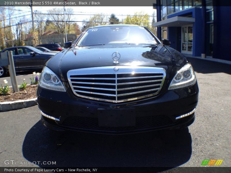 Black / Black 2010 Mercedes-Benz S 550 4Matic Sedan