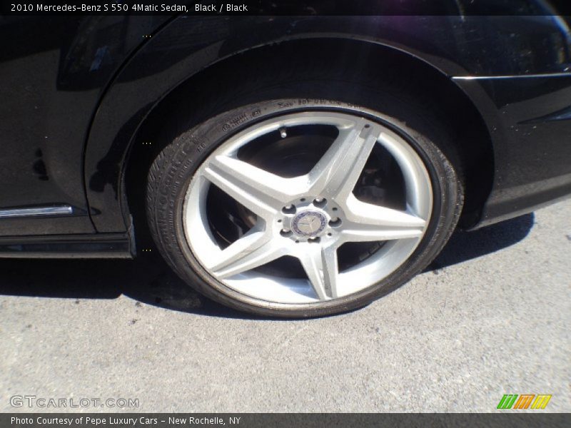 Black / Black 2010 Mercedes-Benz S 550 4Matic Sedan