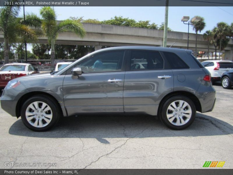 Polished Metal Metallic / Taupe 2011 Acura RDX
