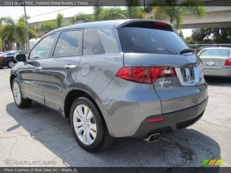 Polished Metal Metallic / Taupe 2011 Acura RDX
