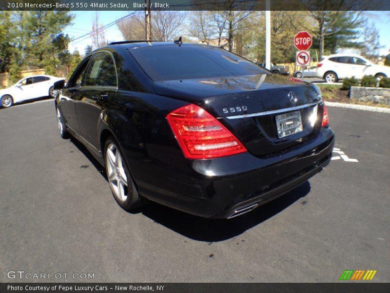 Black / Black 2010 Mercedes-Benz S 550 4Matic Sedan