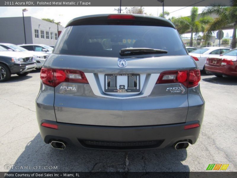 Polished Metal Metallic / Taupe 2011 Acura RDX