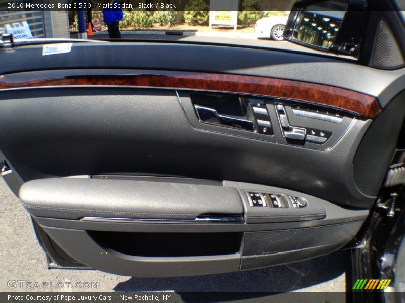 Black / Black 2010 Mercedes-Benz S 550 4Matic Sedan