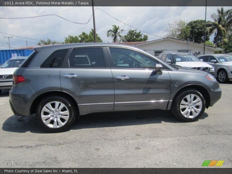 Polished Metal Metallic / Taupe 2011 Acura RDX