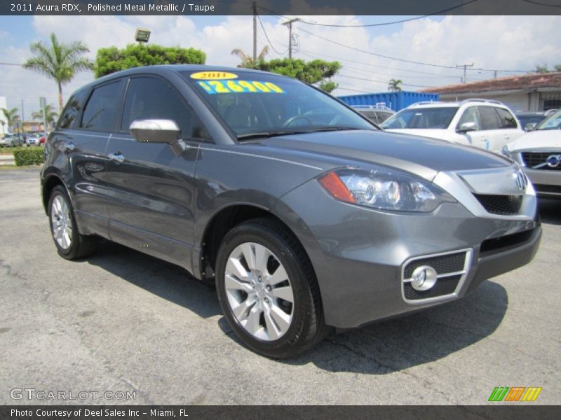 Polished Metal Metallic / Taupe 2011 Acura RDX