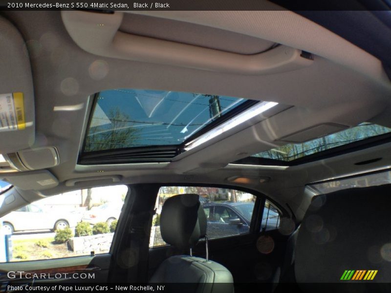 Black / Black 2010 Mercedes-Benz S 550 4Matic Sedan