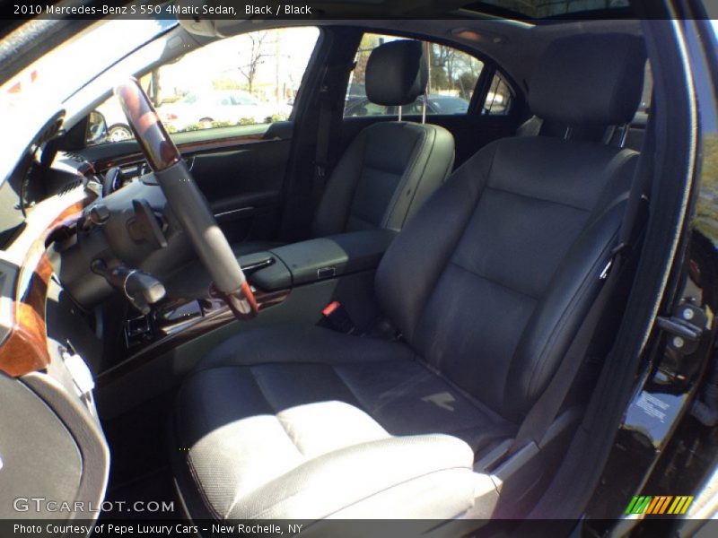 Black / Black 2010 Mercedes-Benz S 550 4Matic Sedan
