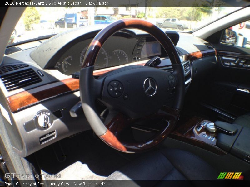 Black / Black 2010 Mercedes-Benz S 550 4Matic Sedan