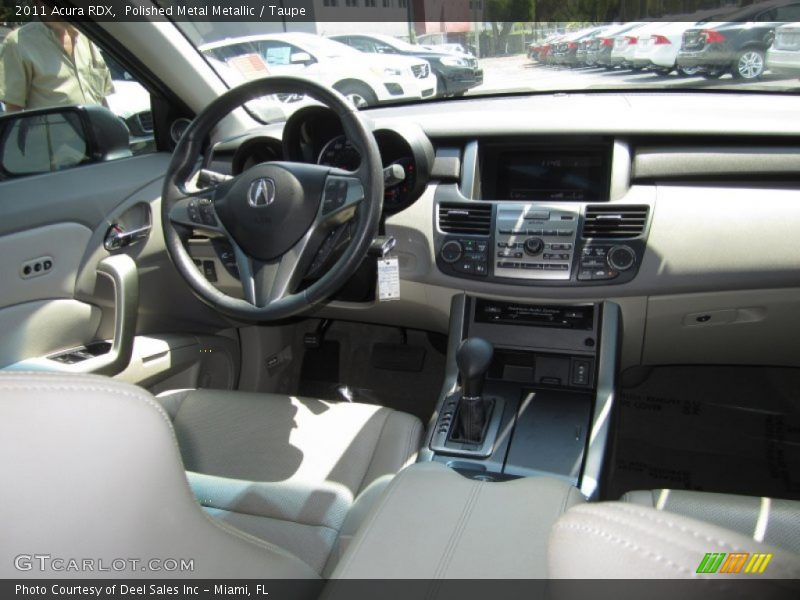 Polished Metal Metallic / Taupe 2011 Acura RDX