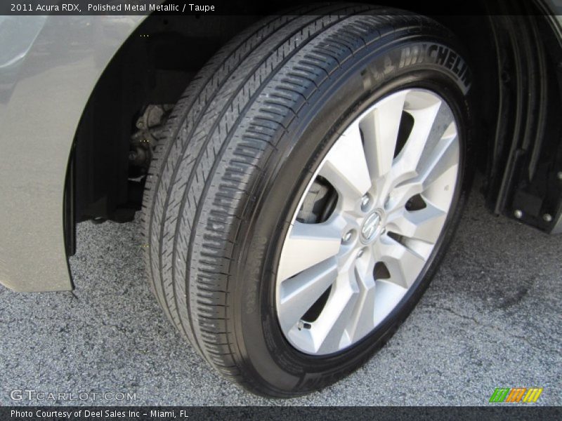 Polished Metal Metallic / Taupe 2011 Acura RDX