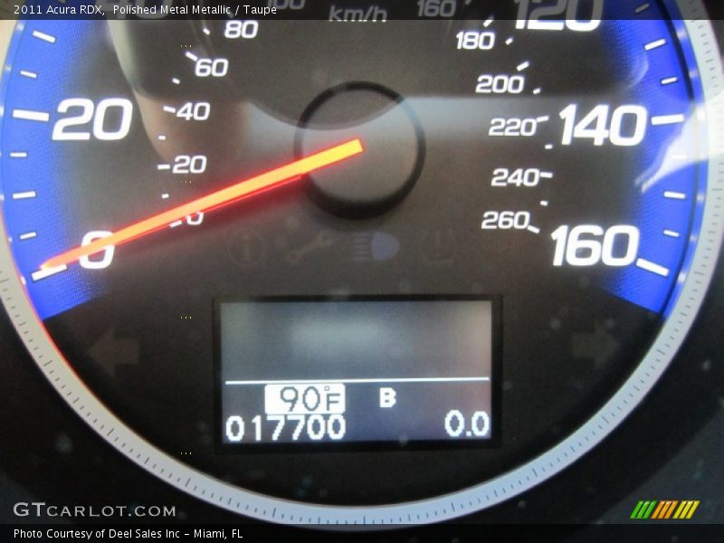 Polished Metal Metallic / Taupe 2011 Acura RDX
