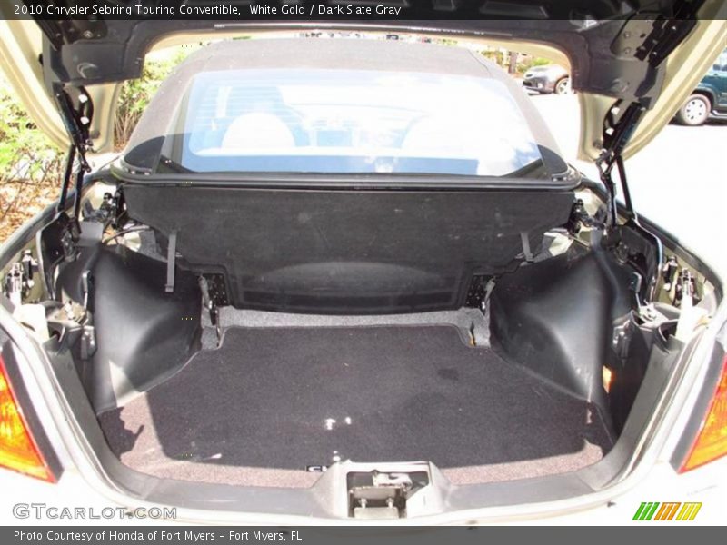 White Gold / Dark Slate Gray 2010 Chrysler Sebring Touring Convertible