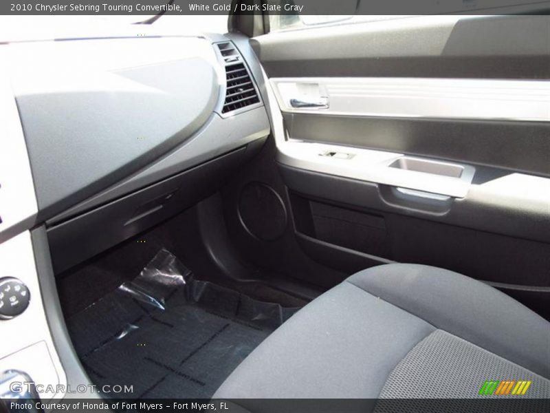 White Gold / Dark Slate Gray 2010 Chrysler Sebring Touring Convertible