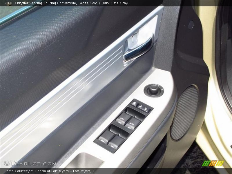 White Gold / Dark Slate Gray 2010 Chrysler Sebring Touring Convertible