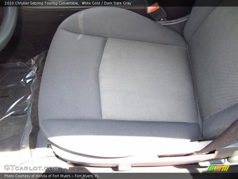 White Gold / Dark Slate Gray 2010 Chrysler Sebring Touring Convertible