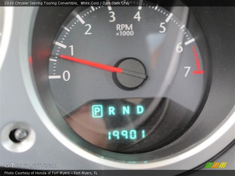 White Gold / Dark Slate Gray 2010 Chrysler Sebring Touring Convertible
