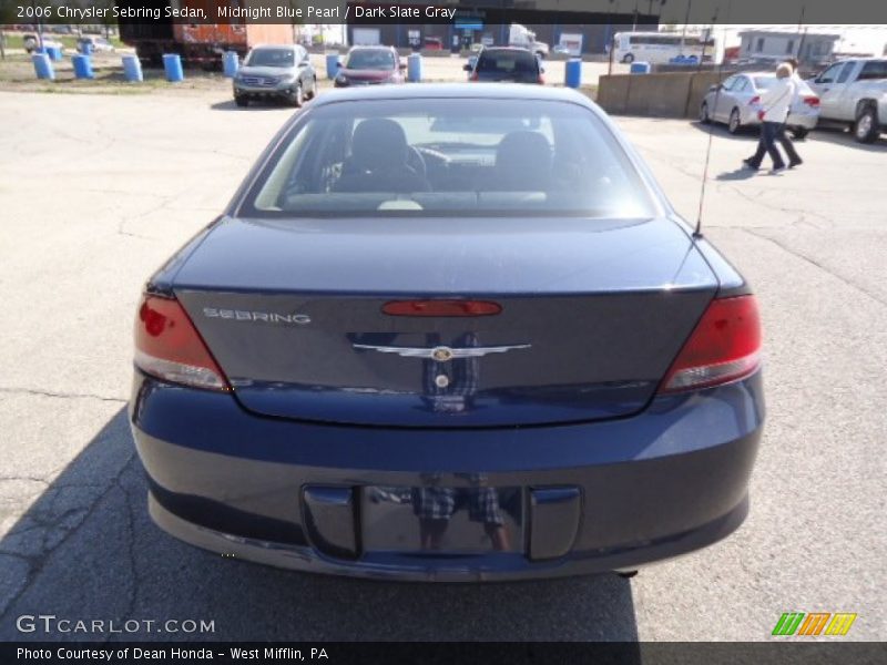 Midnight Blue Pearl / Dark Slate Gray 2006 Chrysler Sebring Sedan