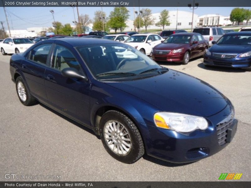 Midnight Blue Pearl / Dark Slate Gray 2006 Chrysler Sebring Sedan