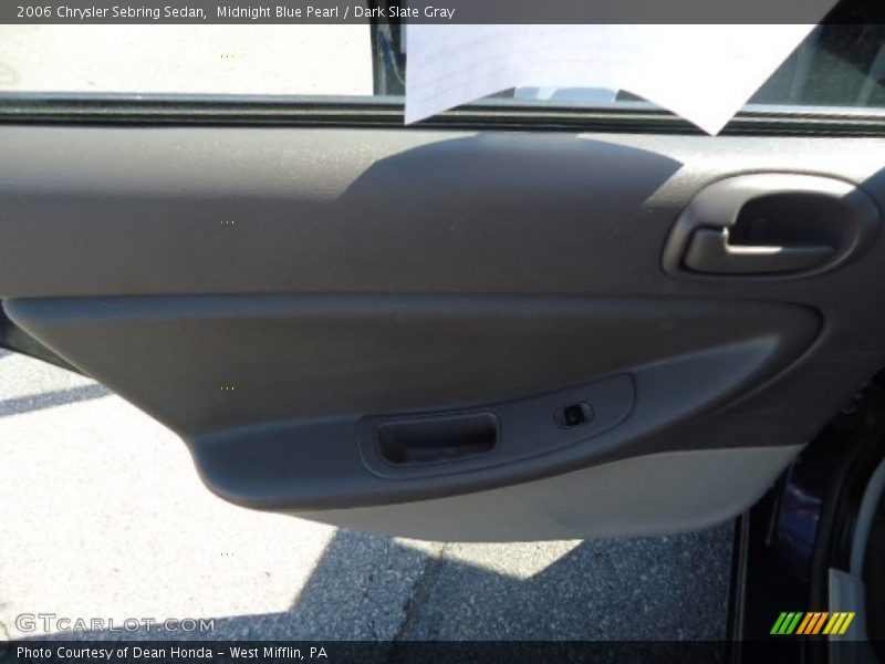 Midnight Blue Pearl / Dark Slate Gray 2006 Chrysler Sebring Sedan