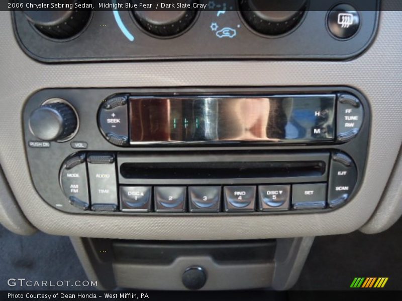 Midnight Blue Pearl / Dark Slate Gray 2006 Chrysler Sebring Sedan