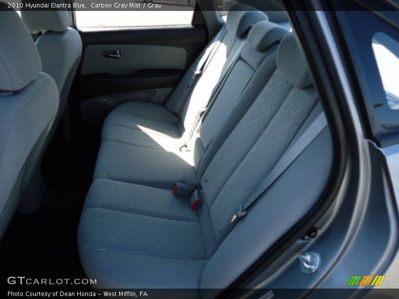 Carbon Gray Mist / Gray 2010 Hyundai Elantra Blue