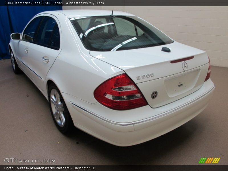 Alabaster White / Black 2004 Mercedes-Benz E 500 Sedan