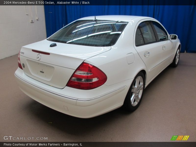 Alabaster White / Black 2004 Mercedes-Benz E 500 Sedan