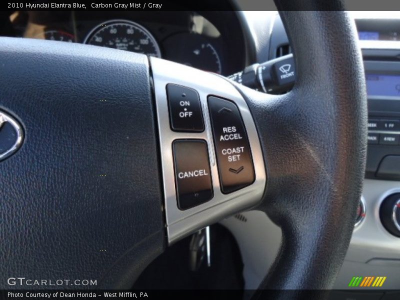 Carbon Gray Mist / Gray 2010 Hyundai Elantra Blue