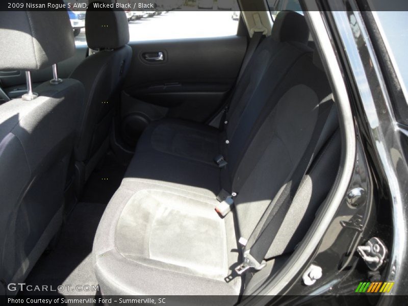 Wicked Black / Black 2009 Nissan Rogue S AWD