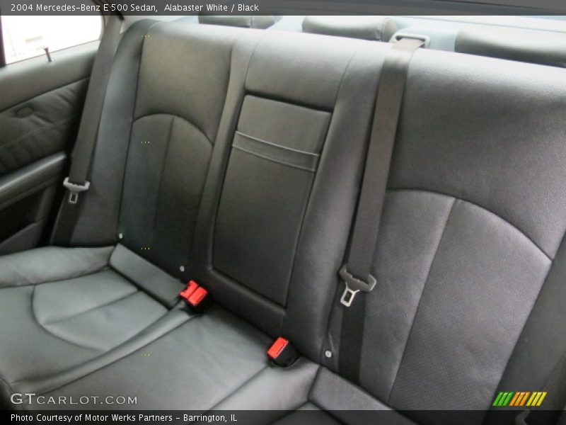 Alabaster White / Black 2004 Mercedes-Benz E 500 Sedan