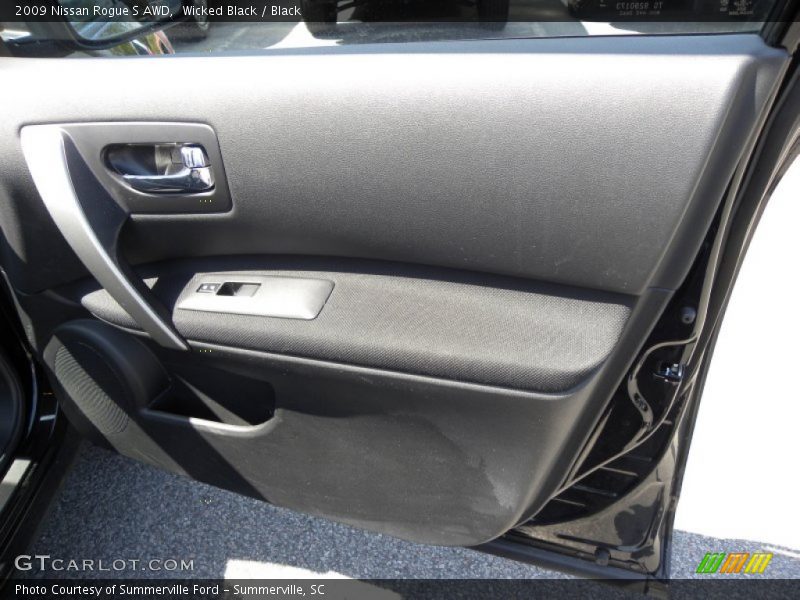 Wicked Black / Black 2009 Nissan Rogue S AWD