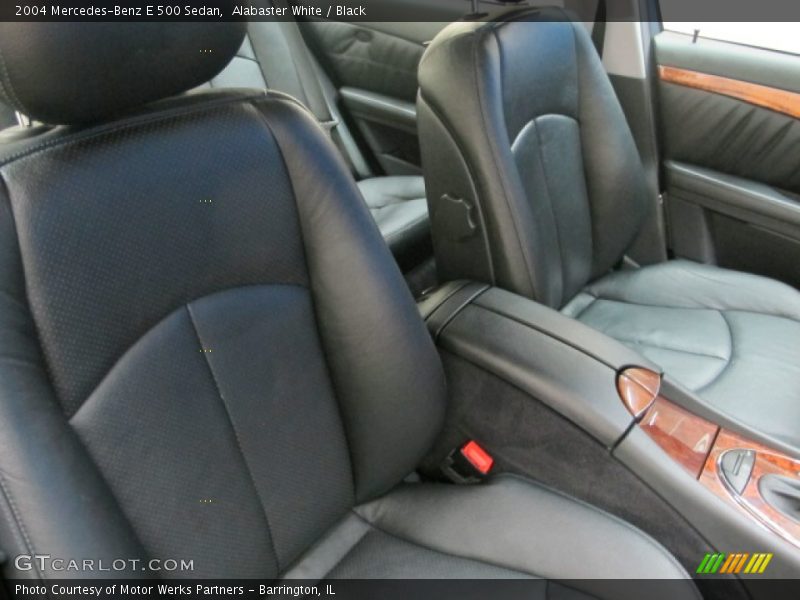 Alabaster White / Black 2004 Mercedes-Benz E 500 Sedan