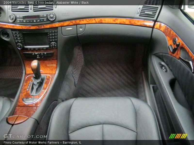 Alabaster White / Black 2004 Mercedes-Benz E 500 Sedan