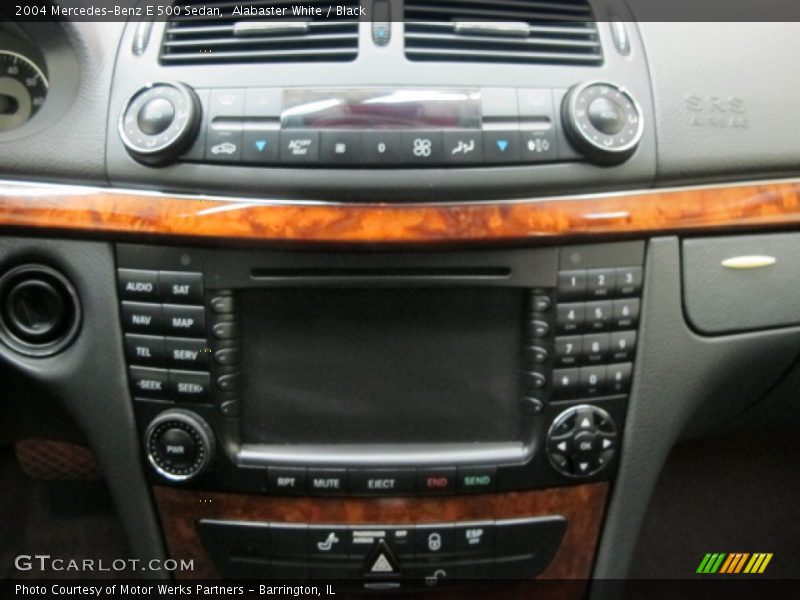 Alabaster White / Black 2004 Mercedes-Benz E 500 Sedan