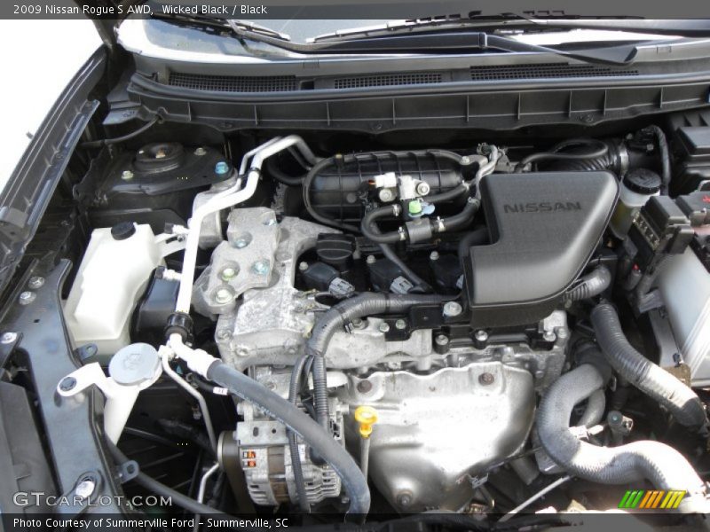 Wicked Black / Black 2009 Nissan Rogue S AWD