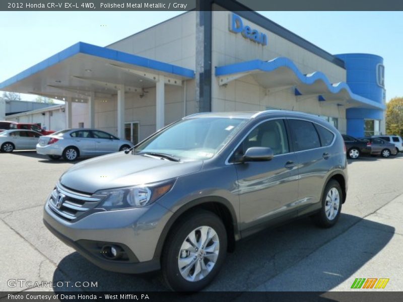 Polished Metal Metallic / Gray 2012 Honda CR-V EX-L 4WD
