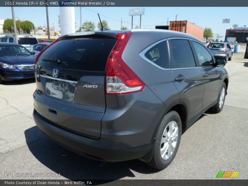 Polished Metal Metallic / Gray 2012 Honda CR-V EX-L 4WD