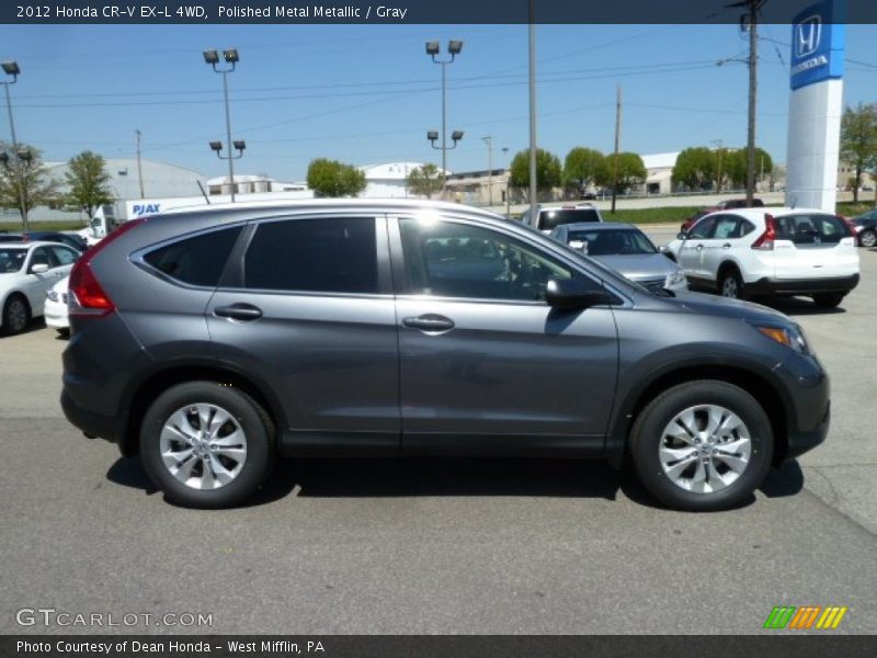 Polished Metal Metallic / Gray 2012 Honda CR-V EX-L 4WD
