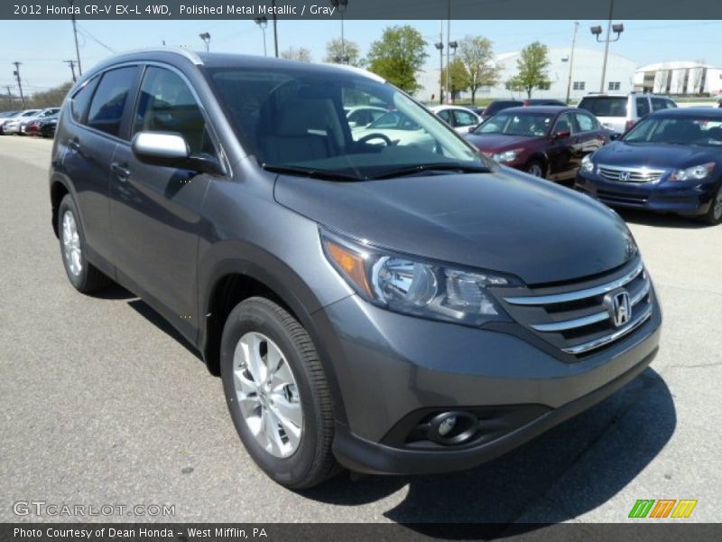 Polished Metal Metallic / Gray 2012 Honda CR-V EX-L 4WD