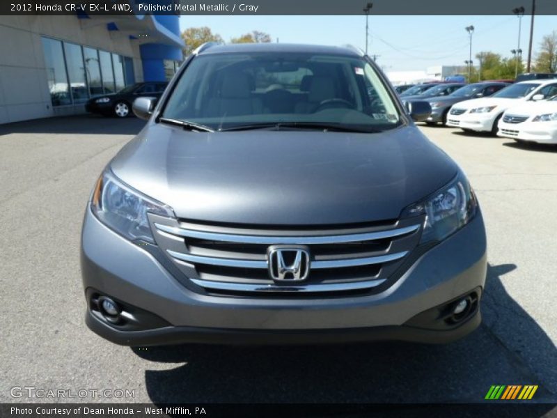 Polished Metal Metallic / Gray 2012 Honda CR-V EX-L 4WD