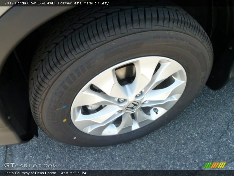 Polished Metal Metallic / Gray 2012 Honda CR-V EX-L 4WD